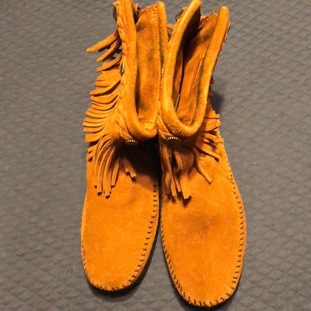 High top back zip boot